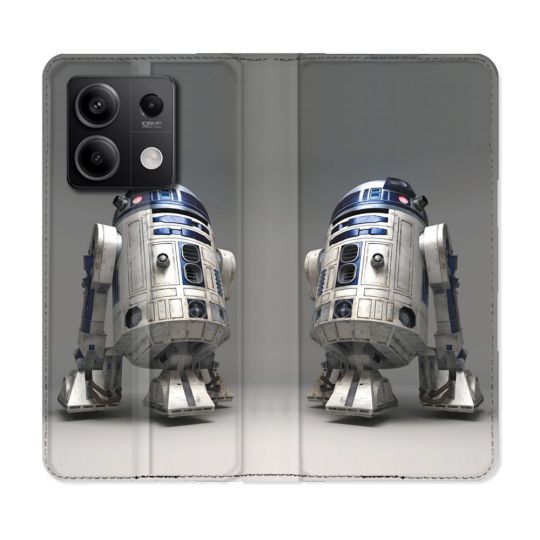 Housse Cuir Portefeuille Pour Xiaomi Redmi Note 13 Pro 5G Star Wars - R2D2