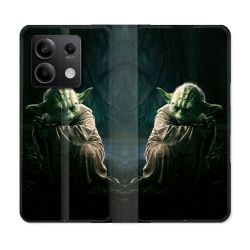 Housse Cuir Portefeuille Pour Xiaomi Redmi Note 13 Pro 5G Star Wars - Yoda sombre