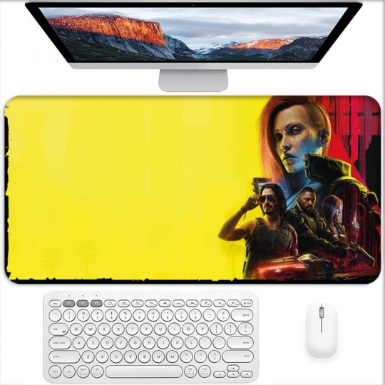 Tapis de Souris Gamer 60 x 30 cm CyberPunk