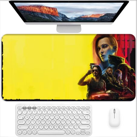 Tapis de Souris Gamer 60 x 30 cm CyberPunk