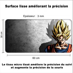 Tapis de Souris Gamer 60 x 30 cm Dragon Ball Sangoku Portrait