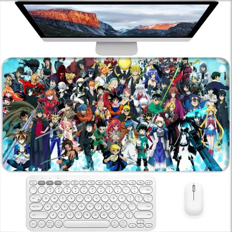 Tapis de Souris Gamer 60 x 30 cm Manga Mix