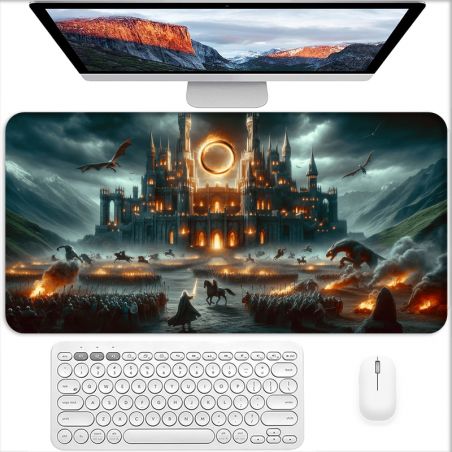 Tapis de Souris Gamer 60 x 30 cm Seigneur Anneaux