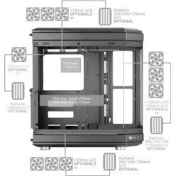 PC Gamer AMD Ryzen 5 5600X - RX 7800XT - Boitier ATX MarsGaming MC-3T Sur Mesure Dark