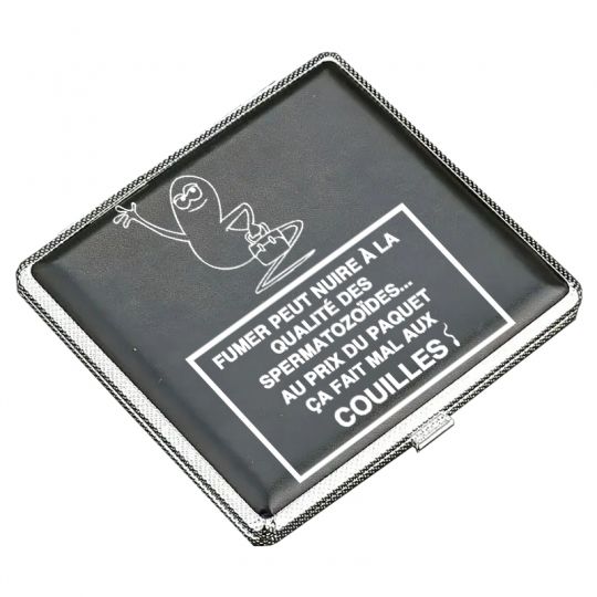 Etui à Cigarettes Noir Humour Zoide