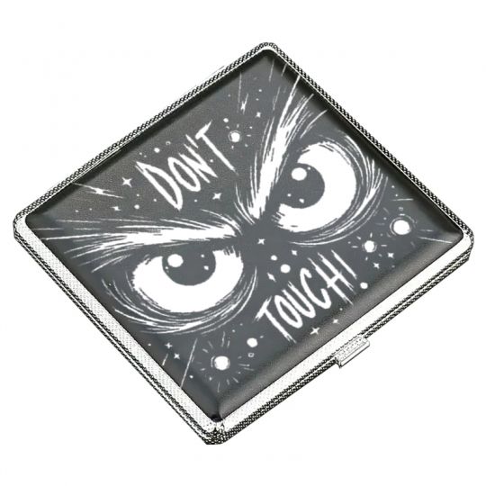 Etui à Cigarettes Noir Don't Touch