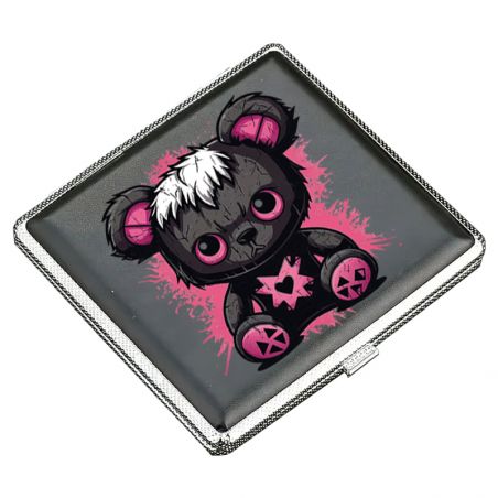 Etui à Cigarettes Noir Kawai Nounours