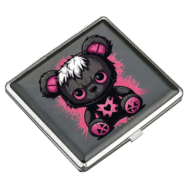 Etui à Cigarettes Noir Kawai Nounours