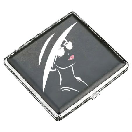Etui à Cigarettes Noir Lady Lunette