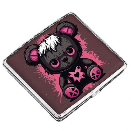 Etui à Cigarettes Marron Kawai Nounours