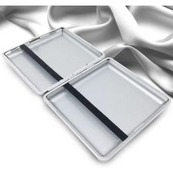 Étui à cigarettes compact en cuir pour 20 cigarettes Noir