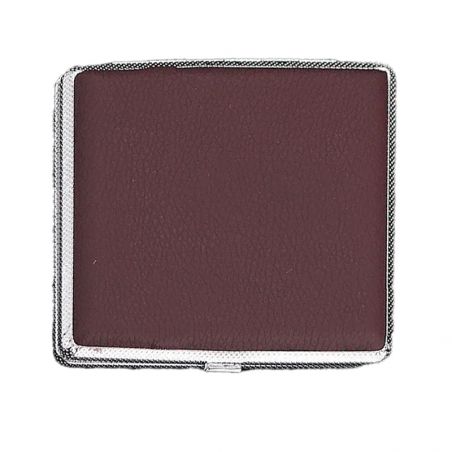 Étui à cigarettes compact pour 20 cigarettes Marron Personnalisé