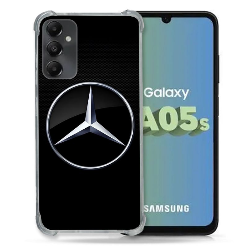 Coque Pour Samsung Galaxy A05S Mercedes Carbone