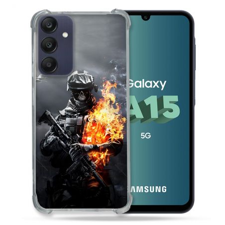 Coque Pour Samsung Galaxy A15 4G / 5G Call Of Duty Squelette