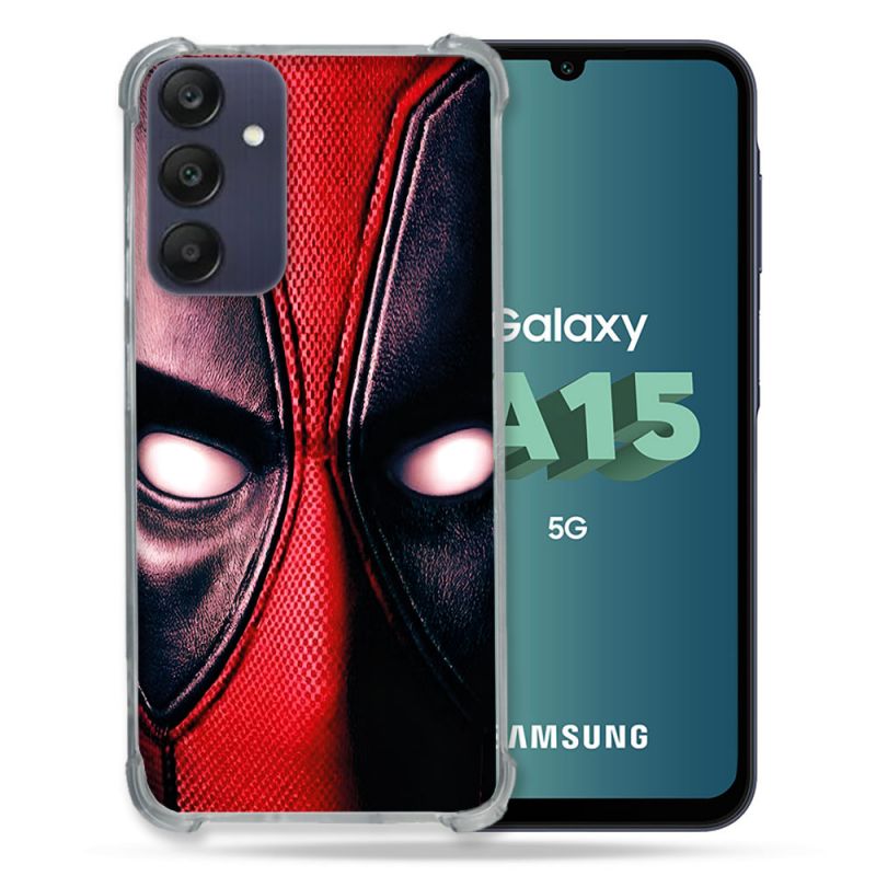 Coque Pour Samsung Galaxy A15 4G / 5G Deadpool Yeux