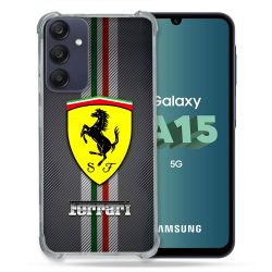 Coque Pour Samsung Galaxy A15 4G / 5G Ferrari Carbone