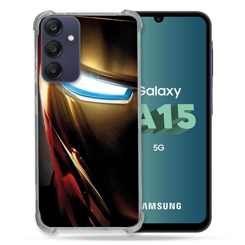 Coque Pour Samsung Galaxy A15 4G / 5G Iron Man Casque