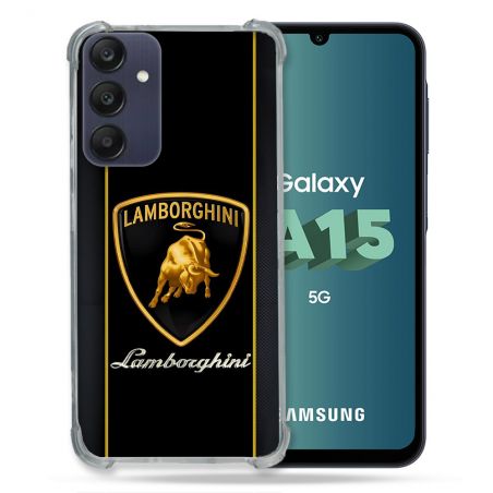 Coque Pour Samsung Galaxy A15 4G / 5G Lamborghini Carbone
