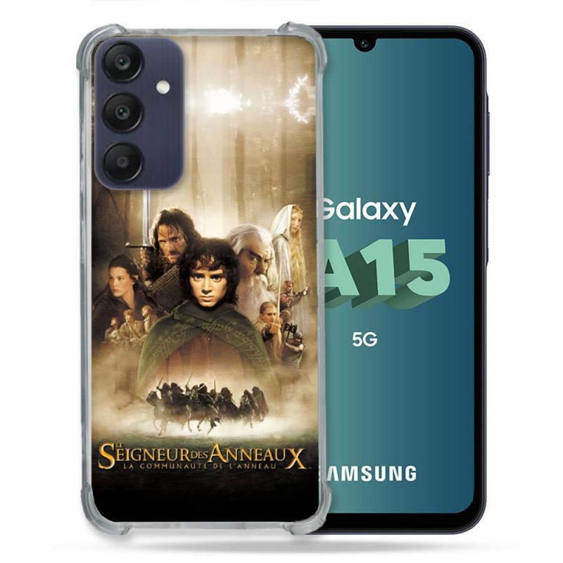 Coque Pour Samsung Galaxy A15 4G / 5G Le seigneur Des Anneaux Affiche