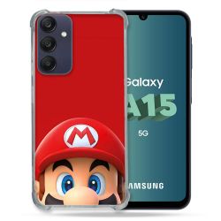 Coque Pour Samsung Galaxy A15 4G / 5G Mario Rouge