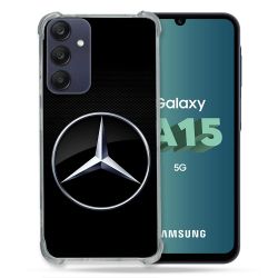 Coque Pour Samsung Galaxy A15 4G / 5G Mercedes Carbone