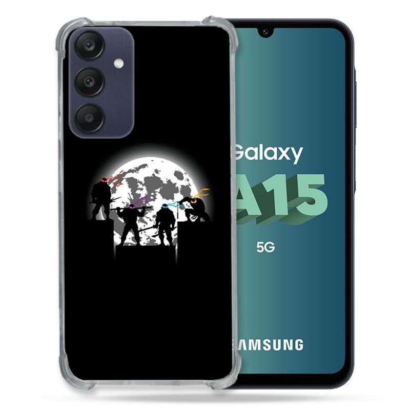 Coque Pour Samsung Galaxy A15 4G / 5G Tortue Ninja Ombre