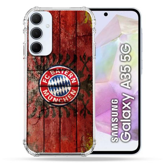 Coque Pour Samsung Galaxy A35 5G Foot Bayern Munich Drapeau