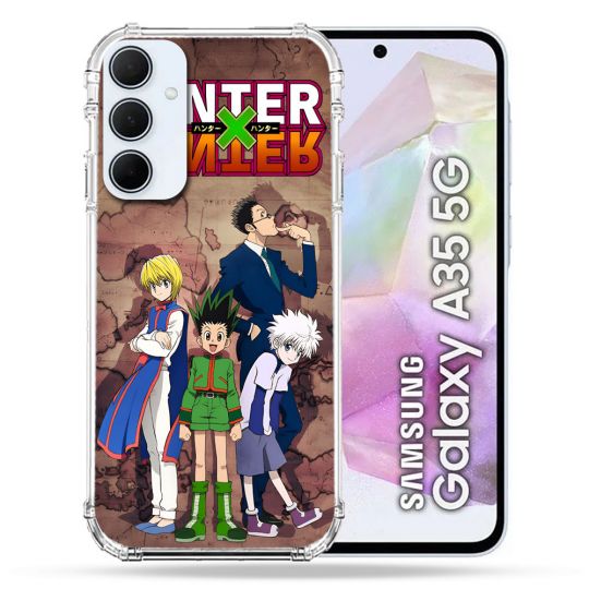 Coque Pour Samsung Galaxy A35 5G Manga Hunter X Hunter Vintage