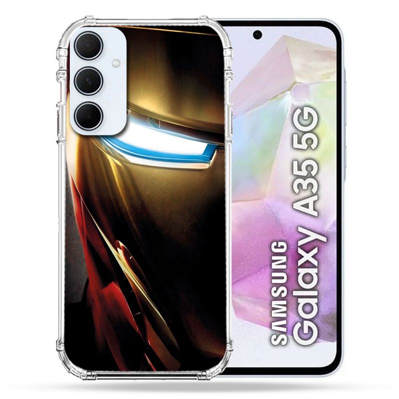 Coque Pour Samsung Galaxy A35 5G Iron Man Casque