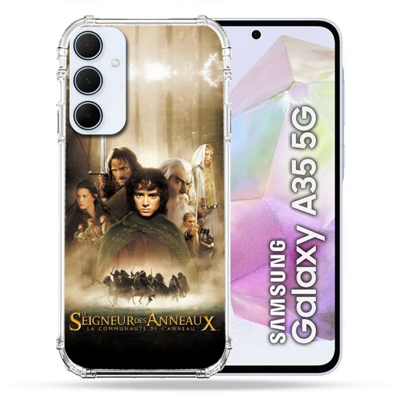 Coque Pour Samsung Galaxy A35 5G Le seigneur Des Anneaux Affiche