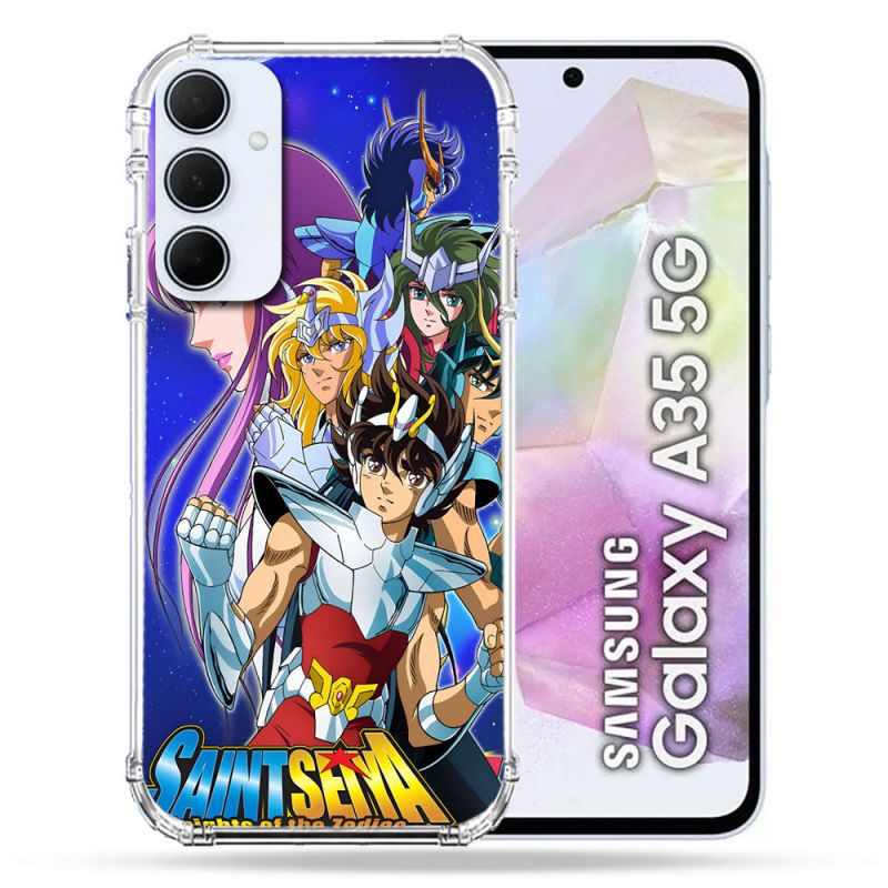 Coque Pour Samsung Galaxy A35 5G Les Chevaliers Du Zodiaque