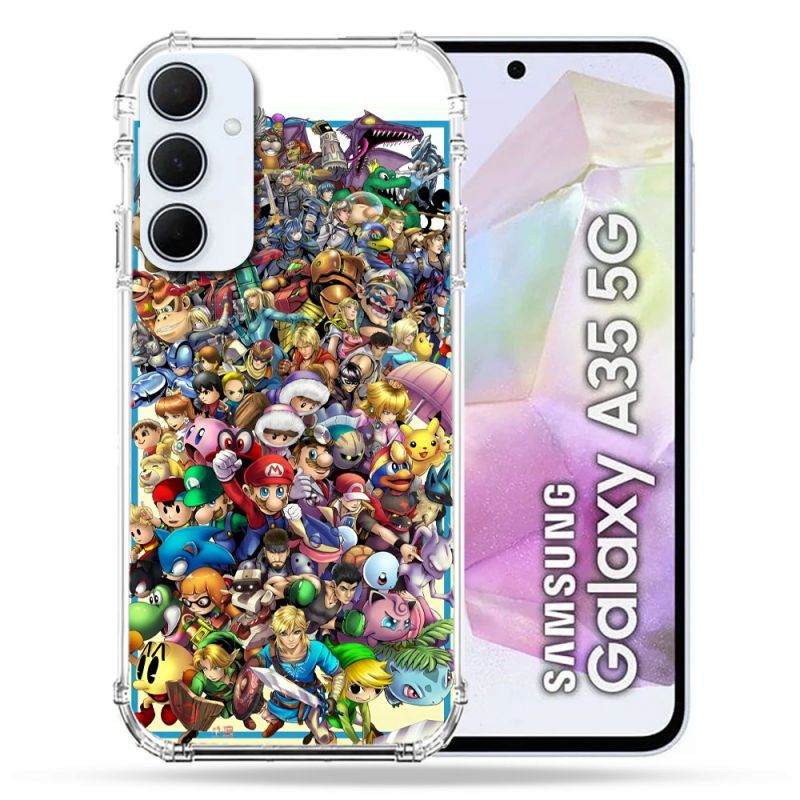 Coque Pour Samsung Galaxy A35 5G Nintendo