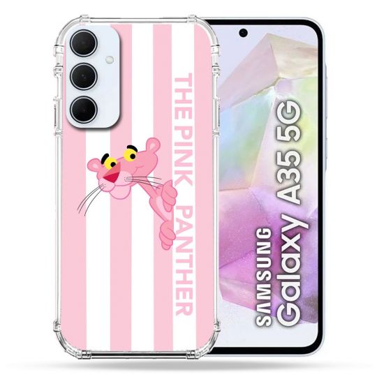 Coque Pour Samsung Galaxy A35 5G Panthere Rose