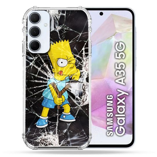 Coque Pour Samsung Galaxy A35 5G Simpson Bart