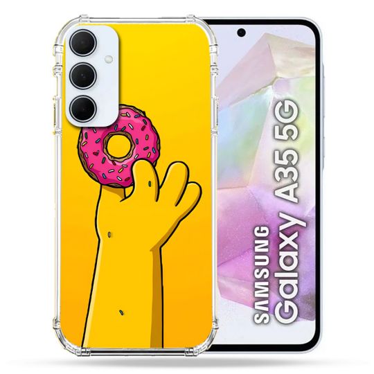 Coque Pour Samsung Galaxy A35 5G Simpson Donuts