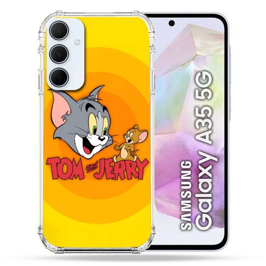 Coque Pour Samsung Galaxy A35 5G Tom Jerry