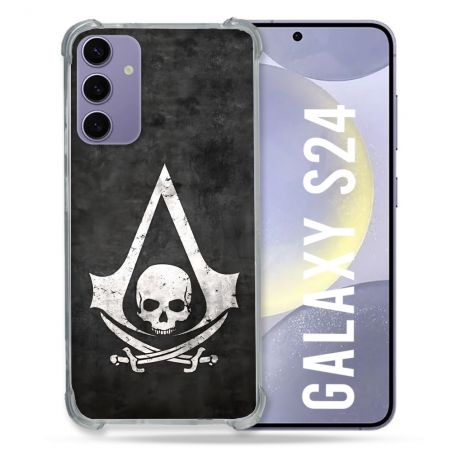 Coque Pour Samsung Galaxy S24 Assassin Creed Tete Mort