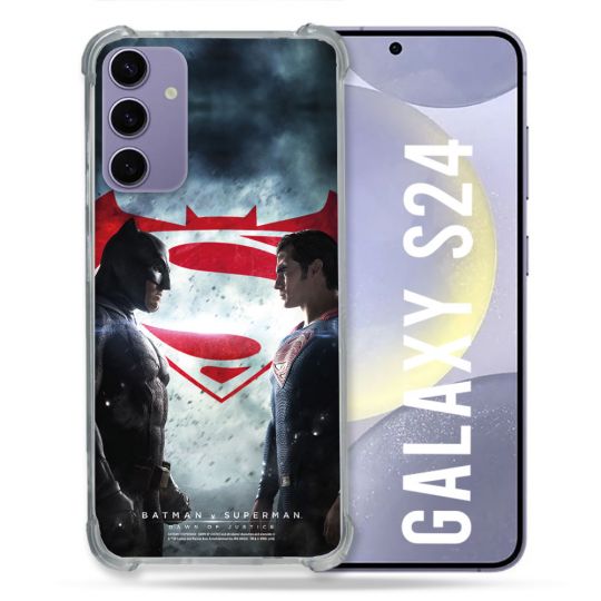 Coque Pour Samsung Galaxy S24 Batman VS Superman