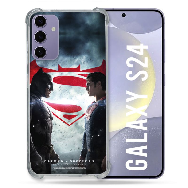 Coque Pour Samsung Galaxy S24 Batman VS Superman