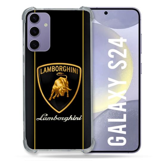 Coque Pour Samsung Galaxy S24 Lamborghini Carbone
