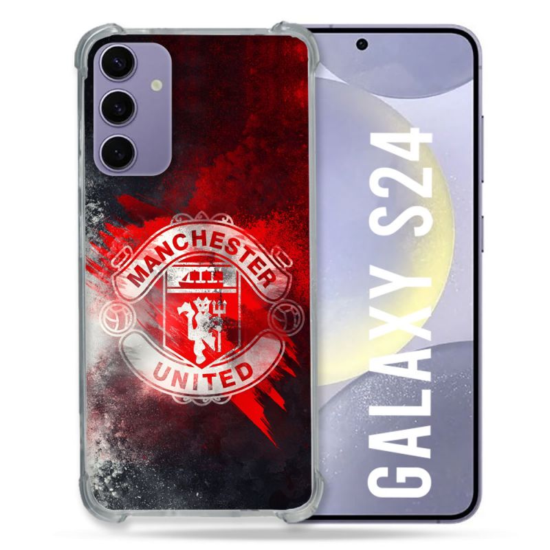 Coque Pour Samsung Galaxy S24 Foot Manchetser United