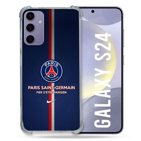 Coque Pour Samsung Galaxy S24 Foot PSG Fier