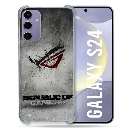 Coque Pour Samsung Galaxy S24 ROG Gris