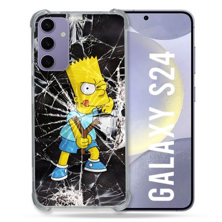 Coque Pour Samsung Galaxy S24 Simpson Bart