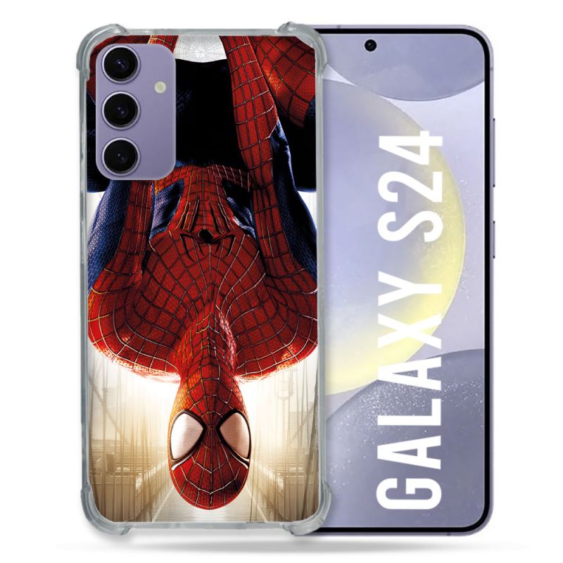 Coque Pour Samsung Galaxy S24 Spiderman Invers