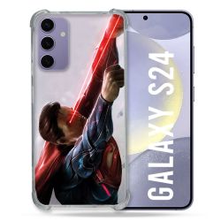 Coque Pour Samsung Galaxy S24 Superman Laser