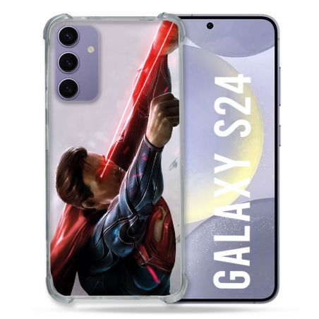 Coque Pour Samsung Galaxy S24 Superman Laser
