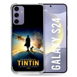 Coque Pour Samsung Galaxy S24 Tintin Affiche