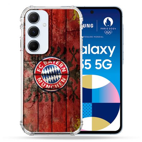 Coque Pour Samsung Galaxy A55 5G Foot Bayern Munich Drapeau