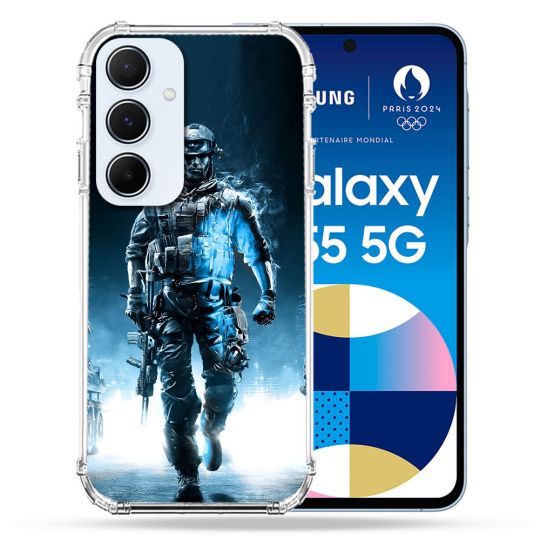 Coque Pour Samsung Galaxy A55 5G Call Of Duty Guerrier